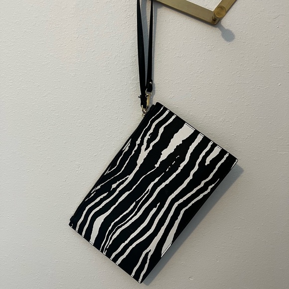 Zebra Print Trina Turk Wristlet - Picture 7 of 9